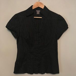 Beautiful Black Ann Taylor Blouse